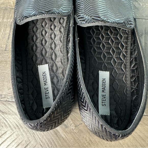 Steve Madden Men's Slip On Dress Shoes Loafers Formal Black Size 12 - Picture 6 of 10